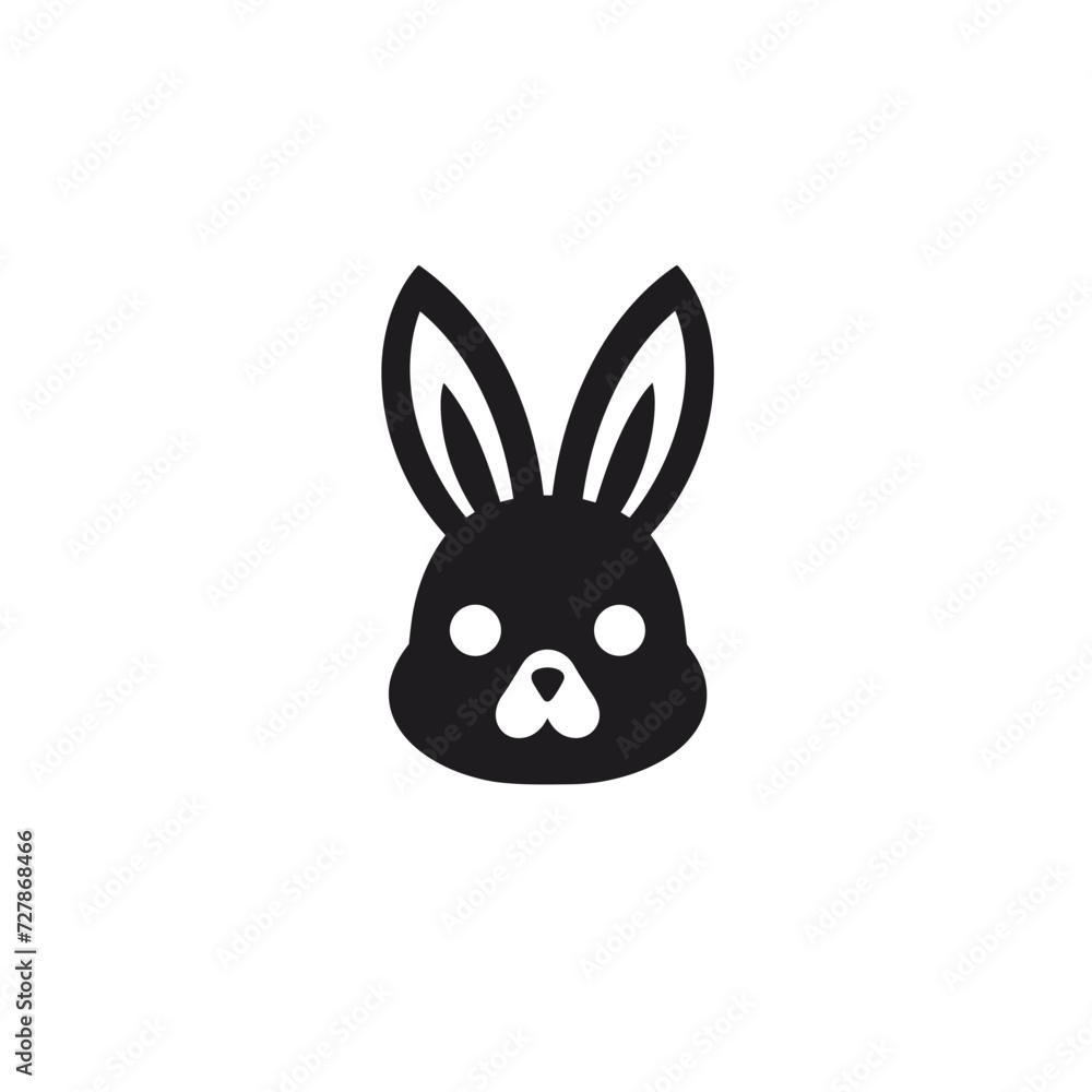 easter bunny vector illustration isolated white background, cut out or cutout easter bunny vector illustration isolated white background, cut out or cutout