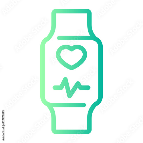 smartwatch gradient icon