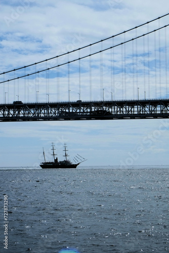 Bridge and ship