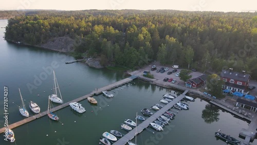 An aerial view of Porkkalanniemi, located in Kirkkonummi, west of Espoo photo