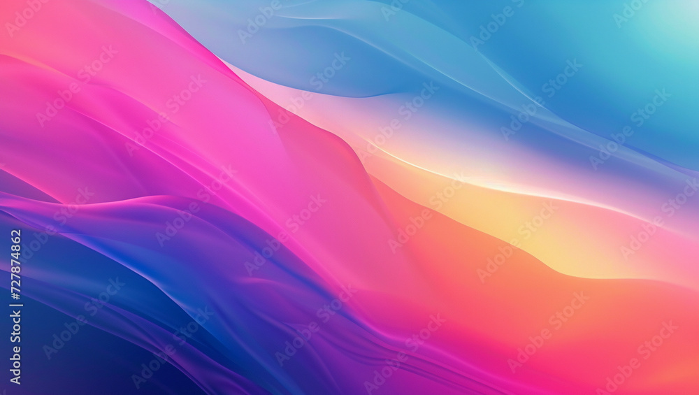 Background of multi-colored lines. Colored lines shimmer with each other to form beautiful patterns and backgrounds. Wave abstract.