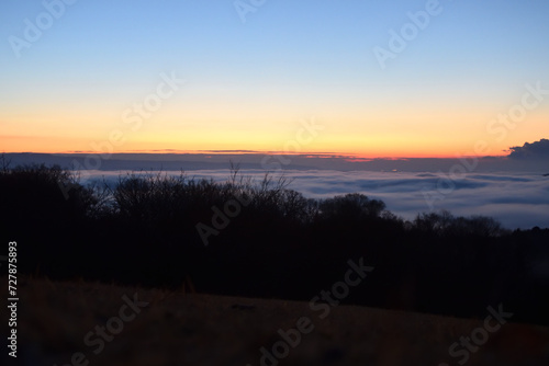 Wallpaper Mural Sea of clouds in early morning Torontodigital.ca