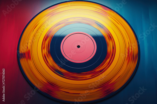 beautiful blank music vinyl record