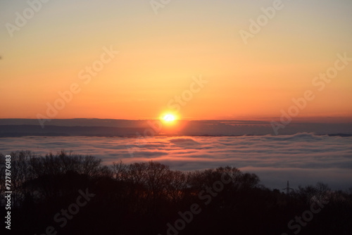 Sea of clouds in early morning