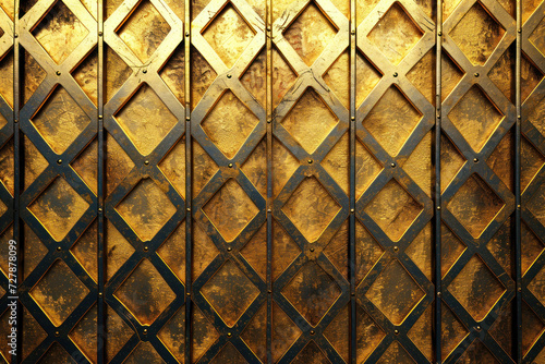 bronze lattice texture abstract background. photo