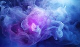 Colorful smoke clouds beautiful background. Generate AI image