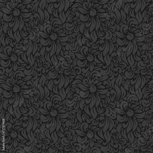 Seamless Vector Luxury floral background