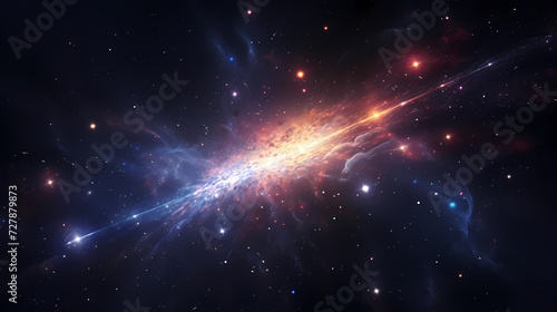 Wallpaper Mural Cosmic illustration showing vibrant cosmic background Torontodigital.ca