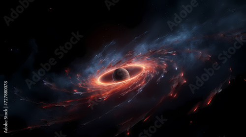 Cosmic illustration showing vibrant cosmic background