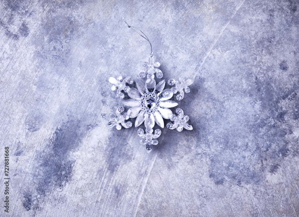 Christmas ornament on a rustic stone background. Soft focus. Top view. Copy space. Christmas ornament on a rustic stone background. Soft focus. Top view. Copy space.