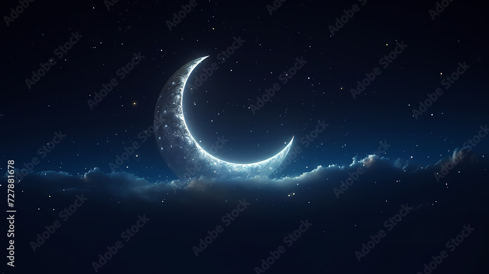 Obraz premium Cosmic illustration showing vibrant cosmic background