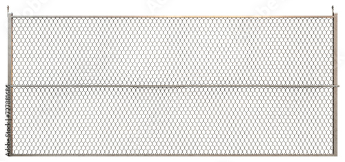 Industrial Diamond Mesh: steel chain link fence texture, seamless & transparent. Perfect for industrial designs and modern overlays. photo
