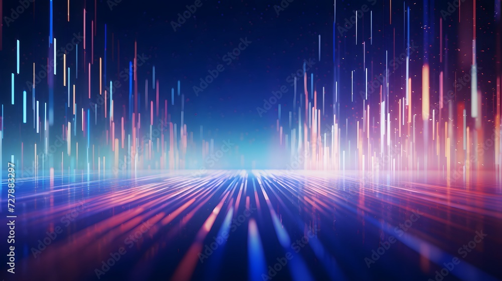 Vivid Neon Lines and Bokeh Lights Unveil the Digital Vivid Neon Lines and Bokeh Lights Unveil the Digital