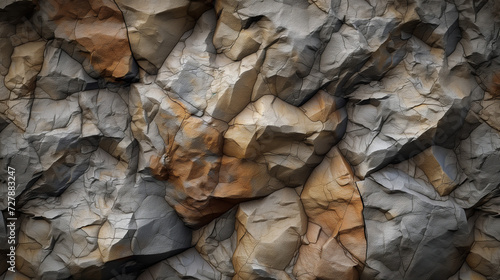 Rock stone background texture. Natural rocks with cracks.