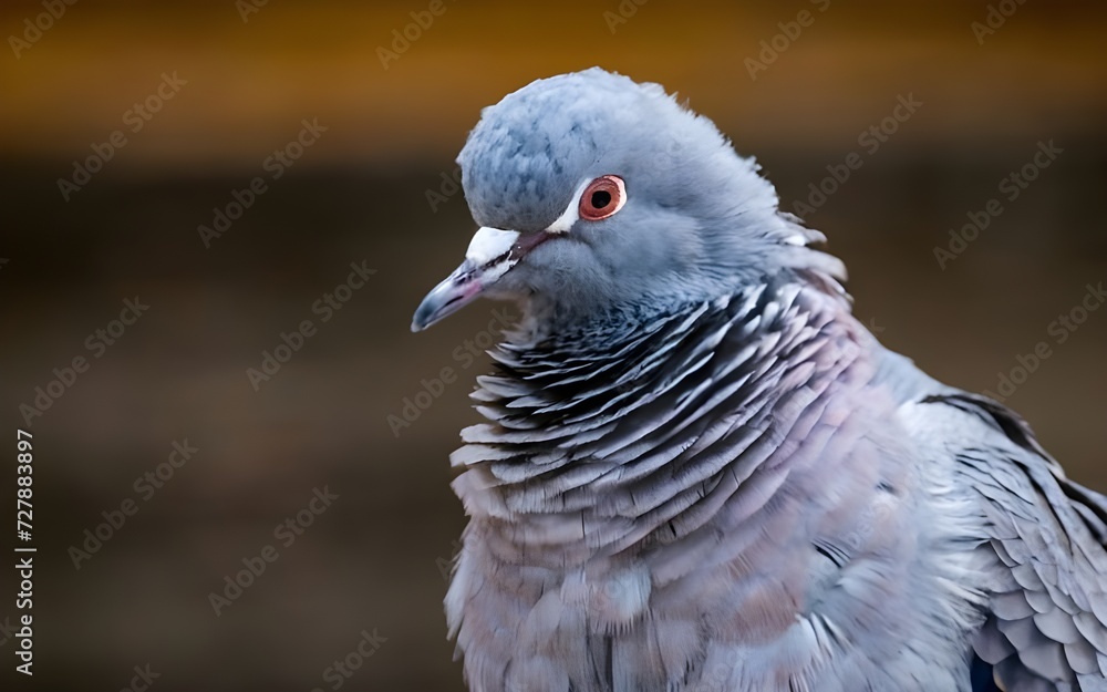 Background or feather pigeon macro photograph texture