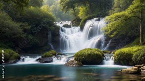 waterfall in the forest