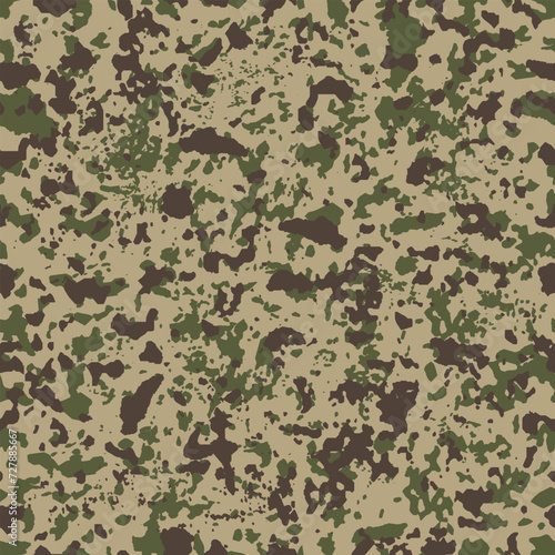 Camouflage pattern vector repeat print.