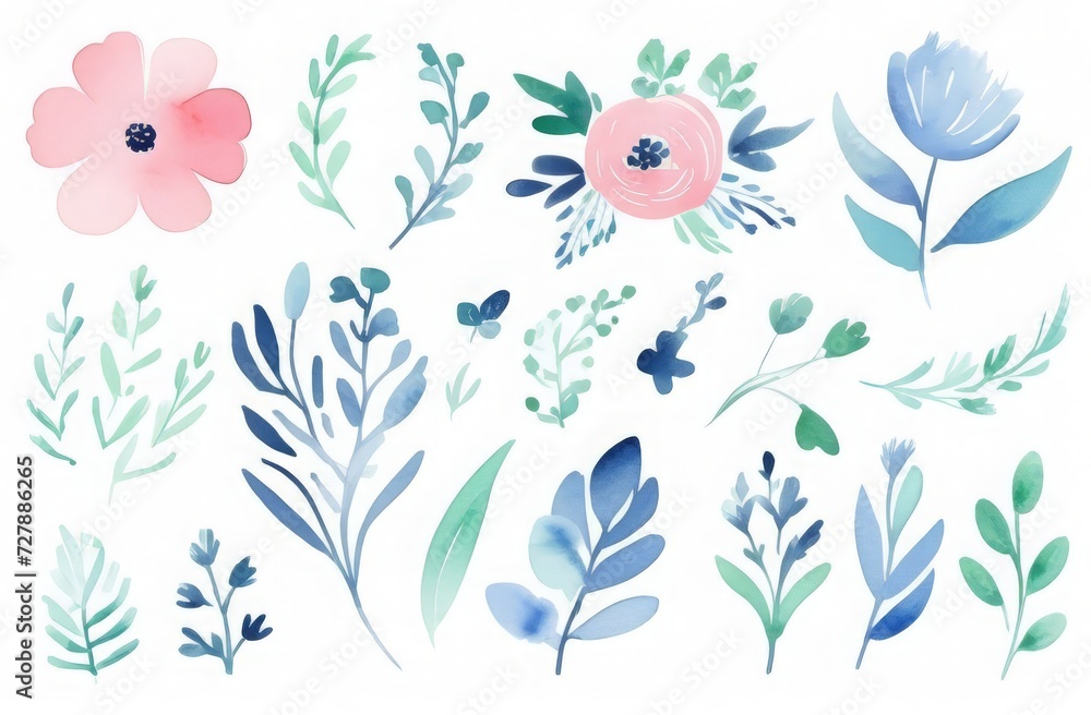 Fototapeta premium seamless floral pattern