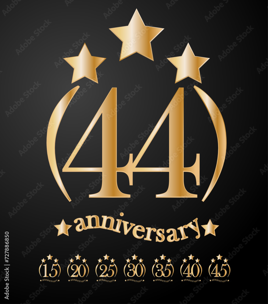 GOLDEN ANNIVERSARY SEAL FROM 15 TO 45 YEARS GOLDEN ANNIVERSARY SEAL FROM 15 TO 45 YEARS