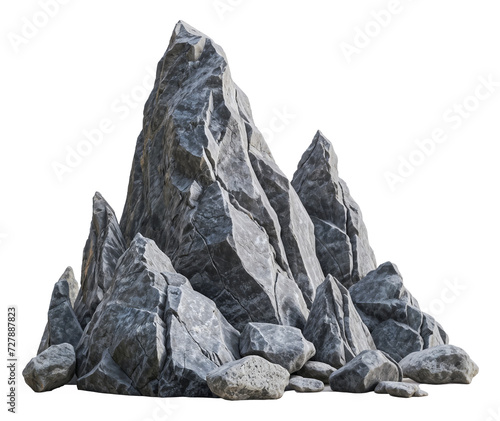 mountain big rock stone PNG transparent background