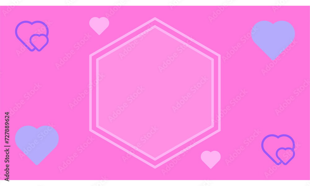 Valentine day abstract background with frame Valentine day abstract background with frame