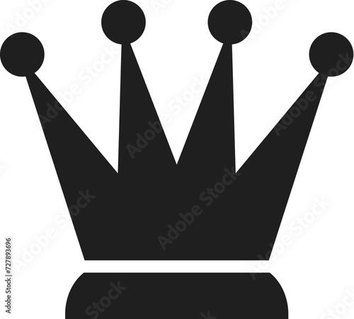 Queen crown vector icon