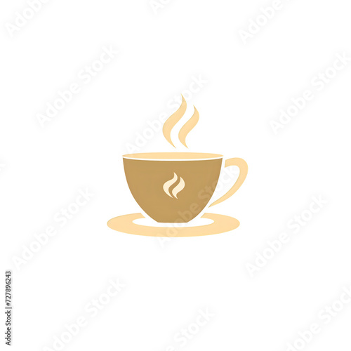 a coffee cup with smoke