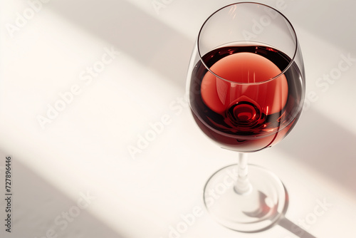 Red Wine Glass Silhouette