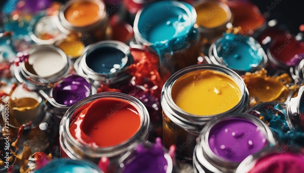 Vivid Palette Explosion: Artistic Color Splash Vivid Palette Explosion: Artistic Color Splash
