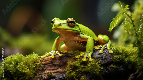 The Poisonous Palette Frogs That Warn of Danger in Lush Vegetation