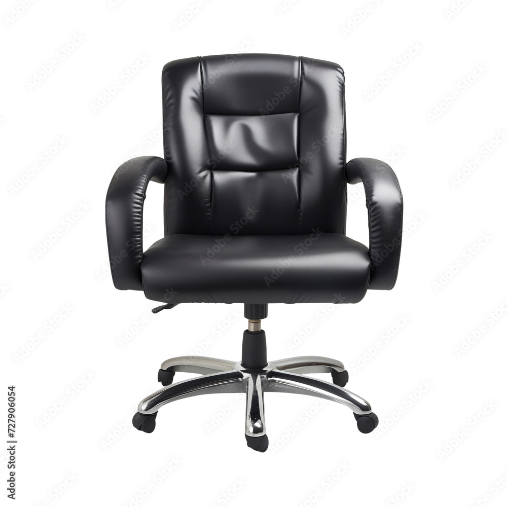 Obraz premium ergonomic chair cutout, clipart, office syndrome health seat, isolated on a transparent and white background.