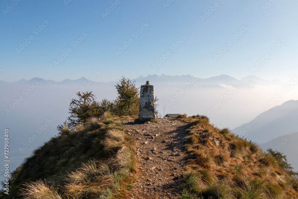 the top of Mount Legnoncino in the Orobie Alps the top of Mount Legnoncino in the Orobie Alps