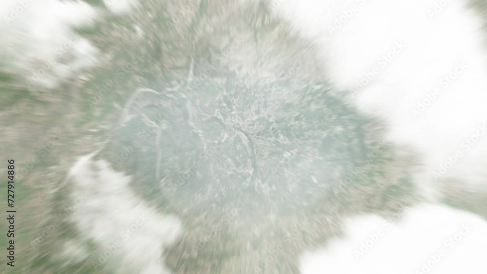 Earth zoom in from space to San Marino, . Followed by zoom out through clouds and atmosphere into space. Satellite view. Travel intro. Images from NASA Earth zoom in from space to San Marino, . Followed by zoom out through clouds and atmosphere into space. Satellite view. Travel intro. Images from NASA