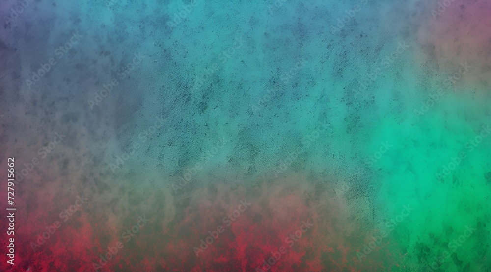 A captivating abstract backdrop filled with vibrant red, green, and blue shades, enhanced by a grainy noise texture that adds a touch of roughness and retro appeal.
