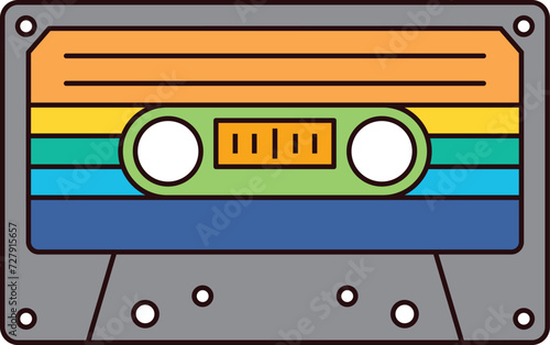 Music cassette, audio cassette, cassettes, retro music tape cassettes - 80' vintage music tape cassettes -, p36 for sublimation, cards, cricut photo