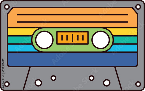 Music cassette, audio cassette, cassettes, retro music tape cassettes - 80' vintage music tape cassettes -, p36 for sublimation, cards, cricut