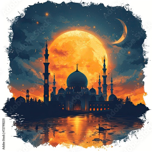 Ramadan vector sticker © twilight mist