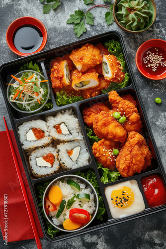 "Bento Delights: Whimsical Food Art", street food and haute cuisine
