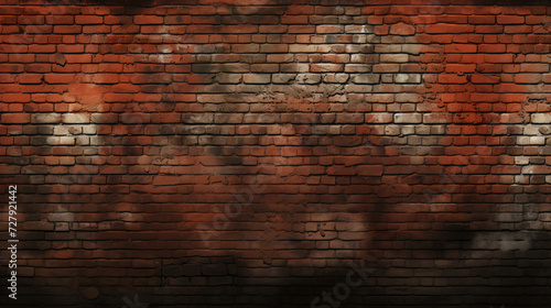The Illustration of Brick Wall Background