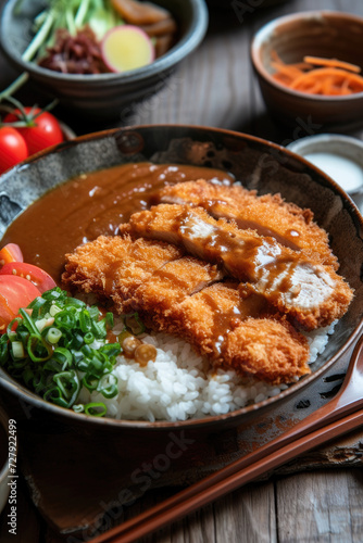 Captivating Katsu Chicken Delight, street food and haute cuisine