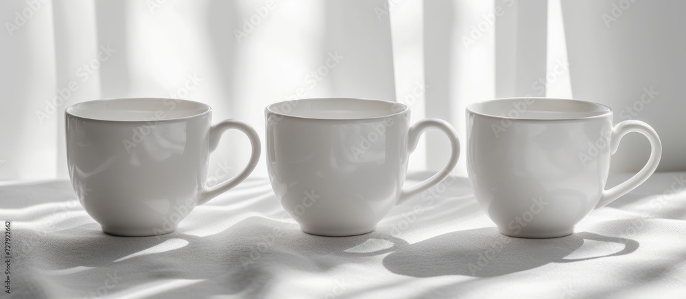 Cup on White Background: Triple the Charm of a Cup, White Background, Cup, White Background Cup on White Background: Triple the Charm of a Cup, White Background, Cup, White Background