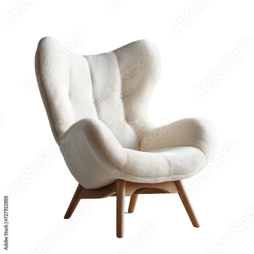 armchair isolated on white background