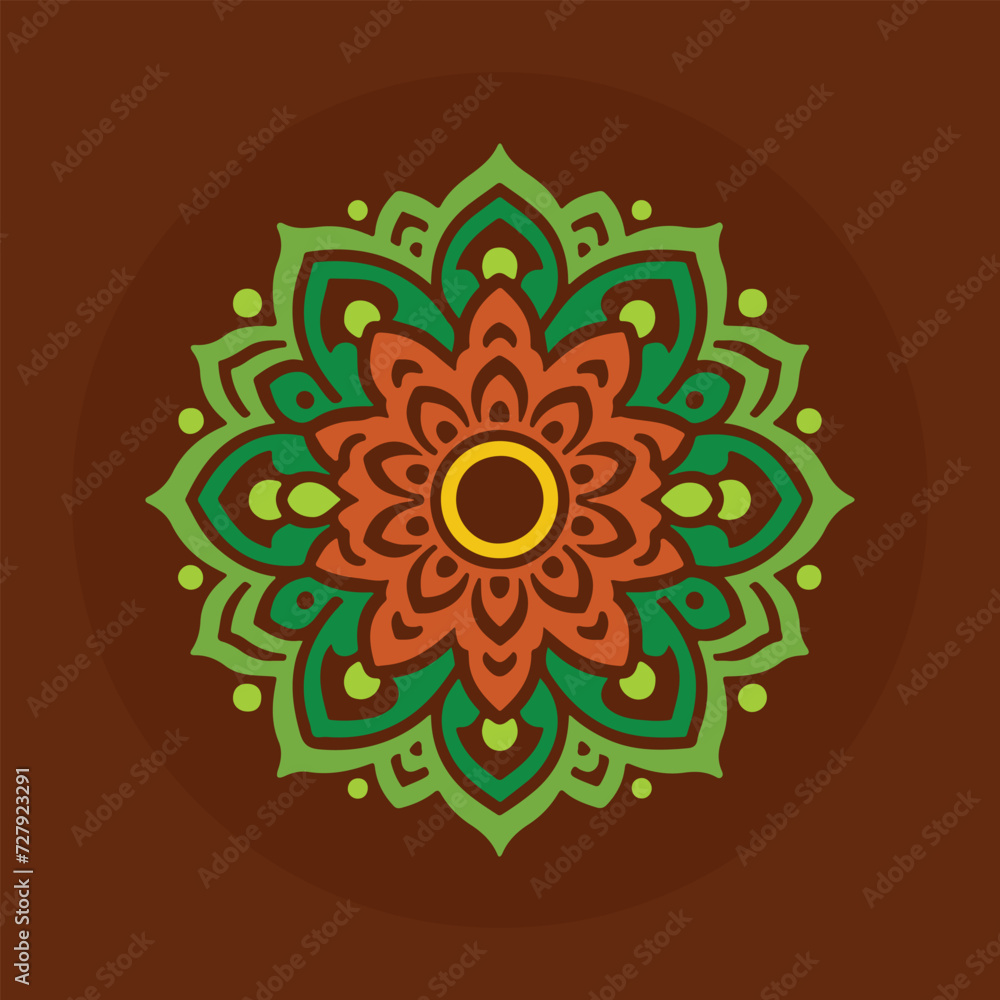 Minimalist Vector Design of a Mandala Minimalist Vector Design of a Mandala
