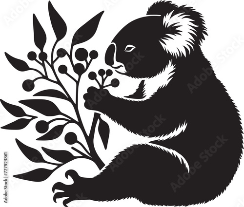 Canvas Print Koala Feast