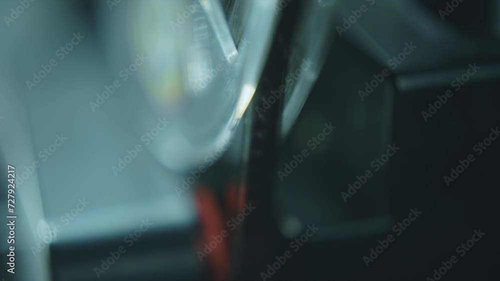 Super 8 projector inner life interior