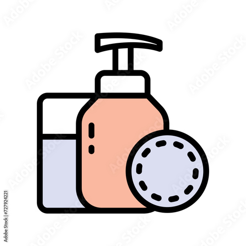 Makeup Remover icon vector image. Can also be used for web apps, mobile apps and print media