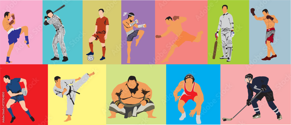 illustration of a sport people