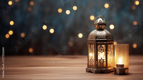 Ramadan celebration arabic lantern background illustrations