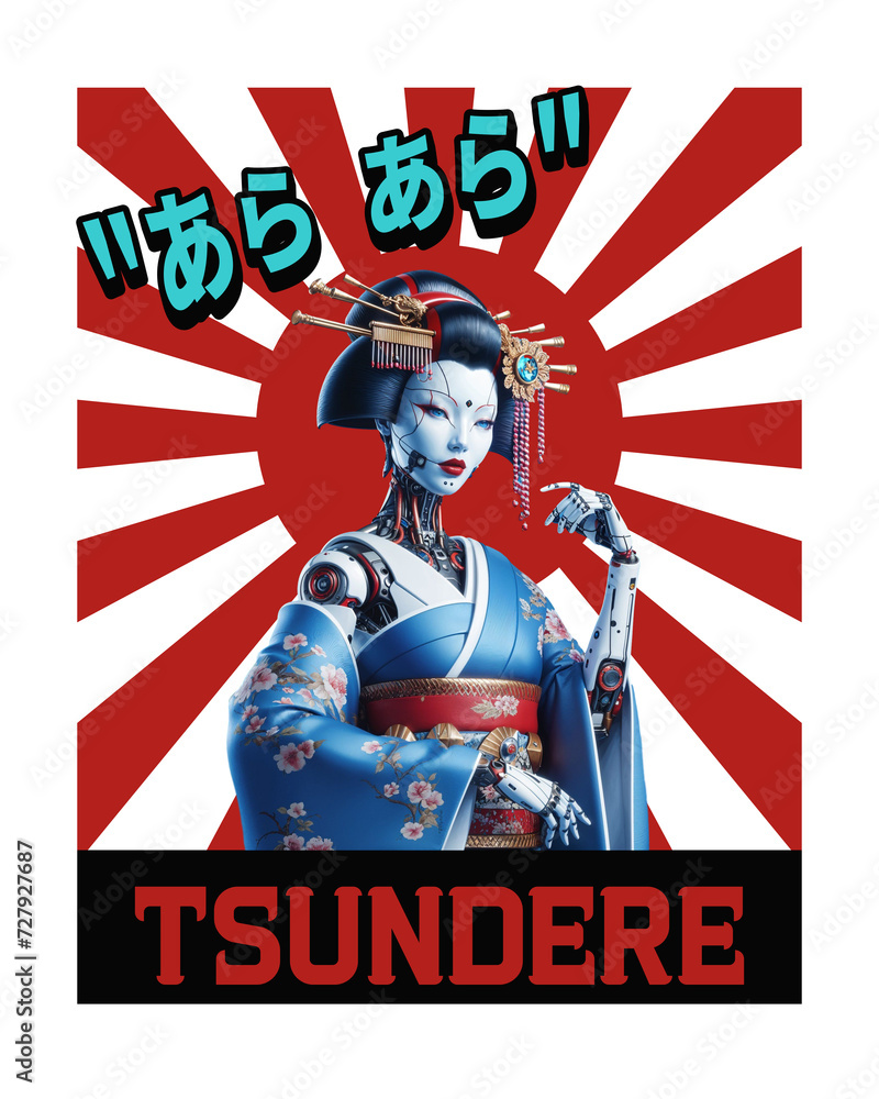 Geisha - tsundere design Geisha - tsundere design