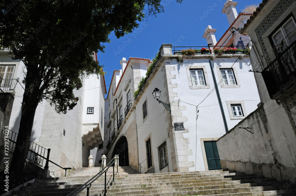 Portugal, the district of Alfama in Lisbon